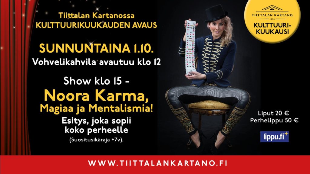 Noora Karma, Magiaa ja Mentalismia